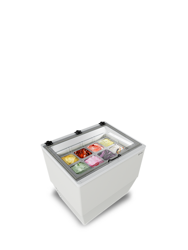 Creamy by Framec | Vetrine per gelato mantecato, su stecco e pasticceria gelata